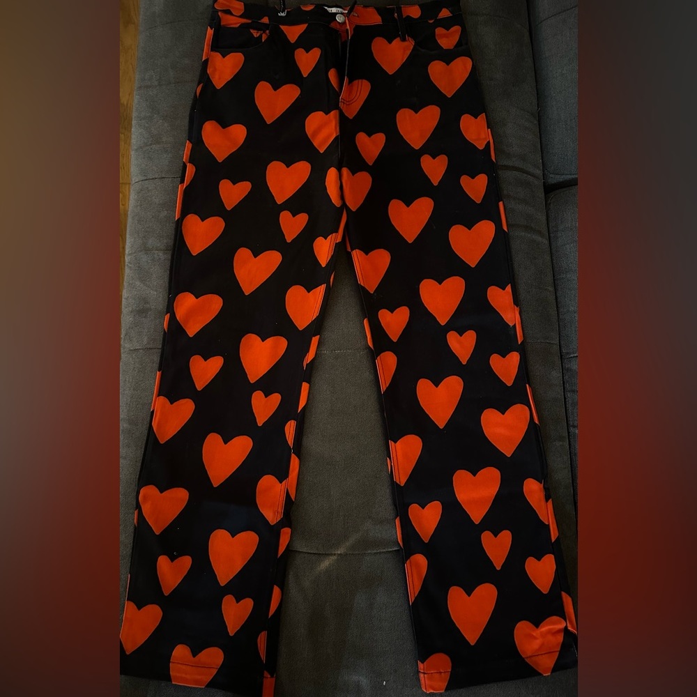 Patrick Church -Stupid Cupid Heart Pants